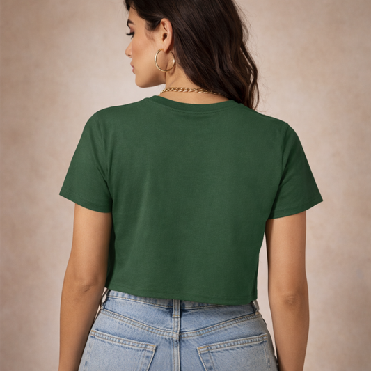 Anti Alarm Club Marathi Women’s Crop T-Shirt